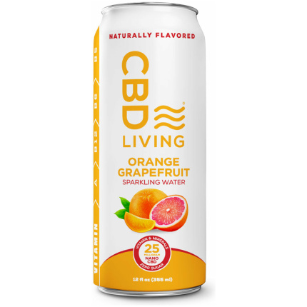 Cbd Sparkling Water - 12 Cans / Orange Grapefruit