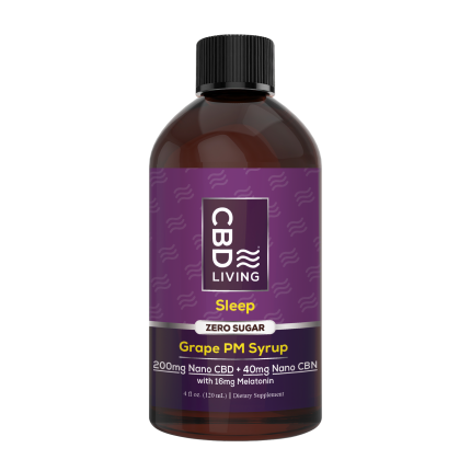 Cbd + Cbn Sleep Aid Syrup - Grape