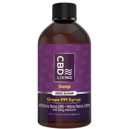 Cbd + Cbn Sleep Aid Syrup - Grape